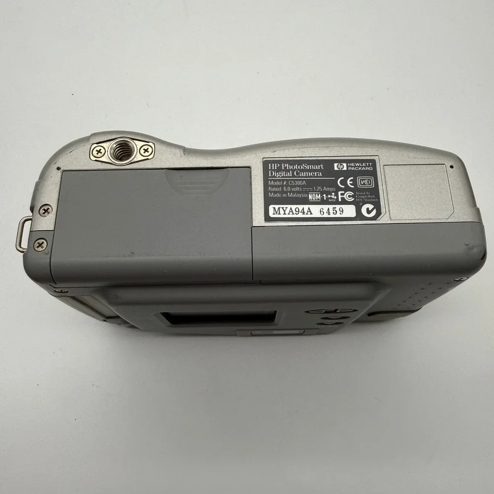 HP PhotoSmart C30 Digital Camera C5386A Silver 1MP Vintage Y2K Digicam TESTED
